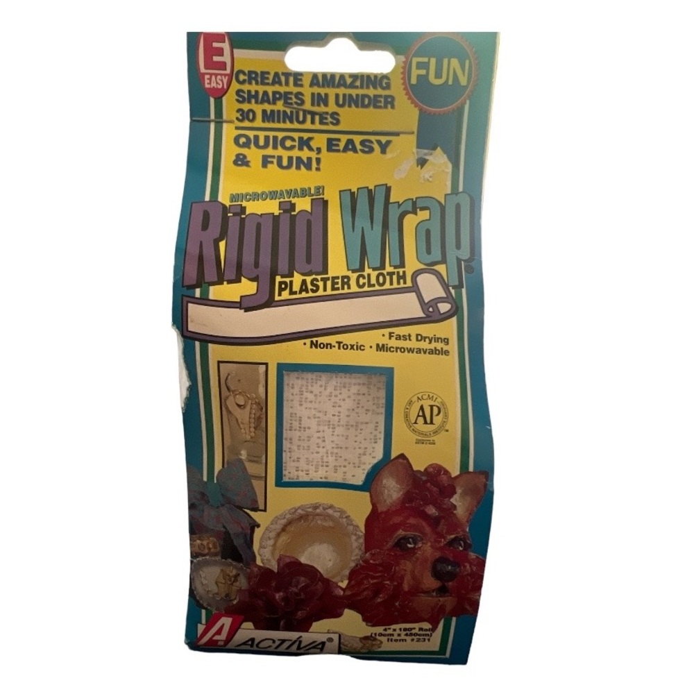 Activa Rigid Wrap Plaster Cloth, 4” by 180” roll